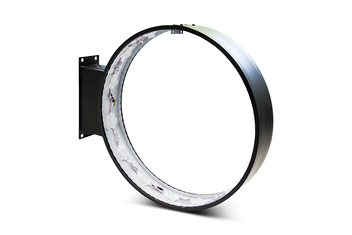Insegne a bandiera LED Insegna a bandiera LED tonda 50 cm — dettaglio 3