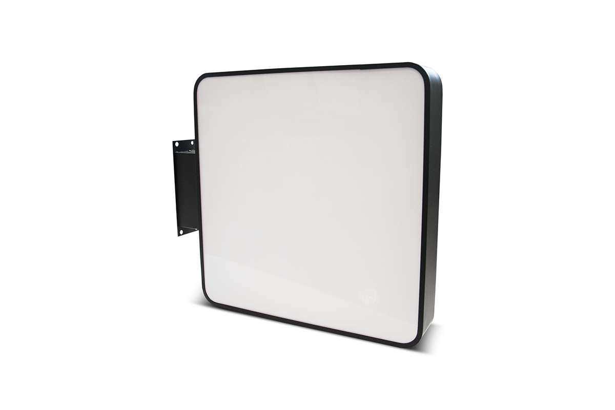 Insegne a bandiera LED Insegna a bandiera LED quadrata 60 cm — vista prodotto