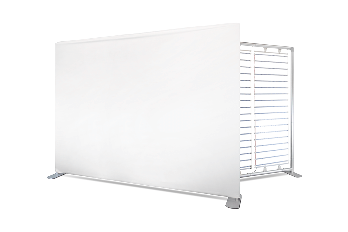 Fabric Wall Straight LED 300 x 230 cm — vista prodotto