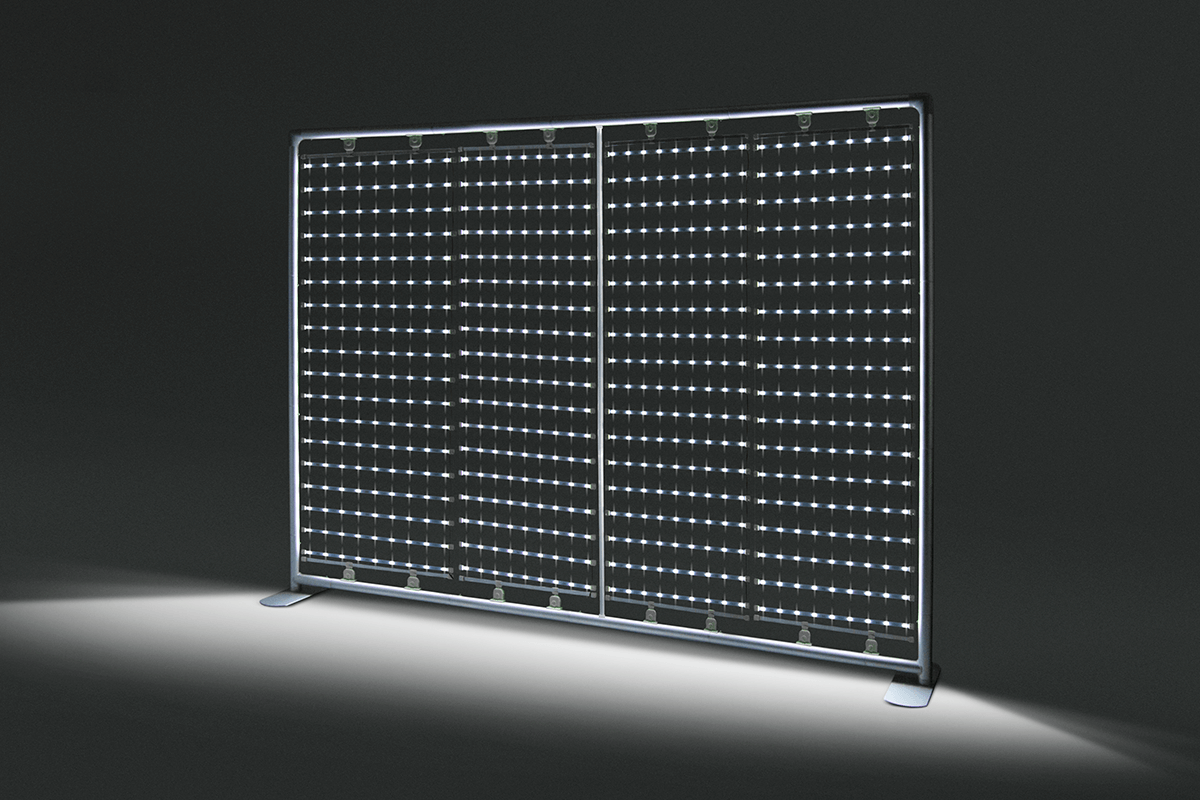 Fabric Wall Straight LED 300 x 230 cm — dettaglio 4