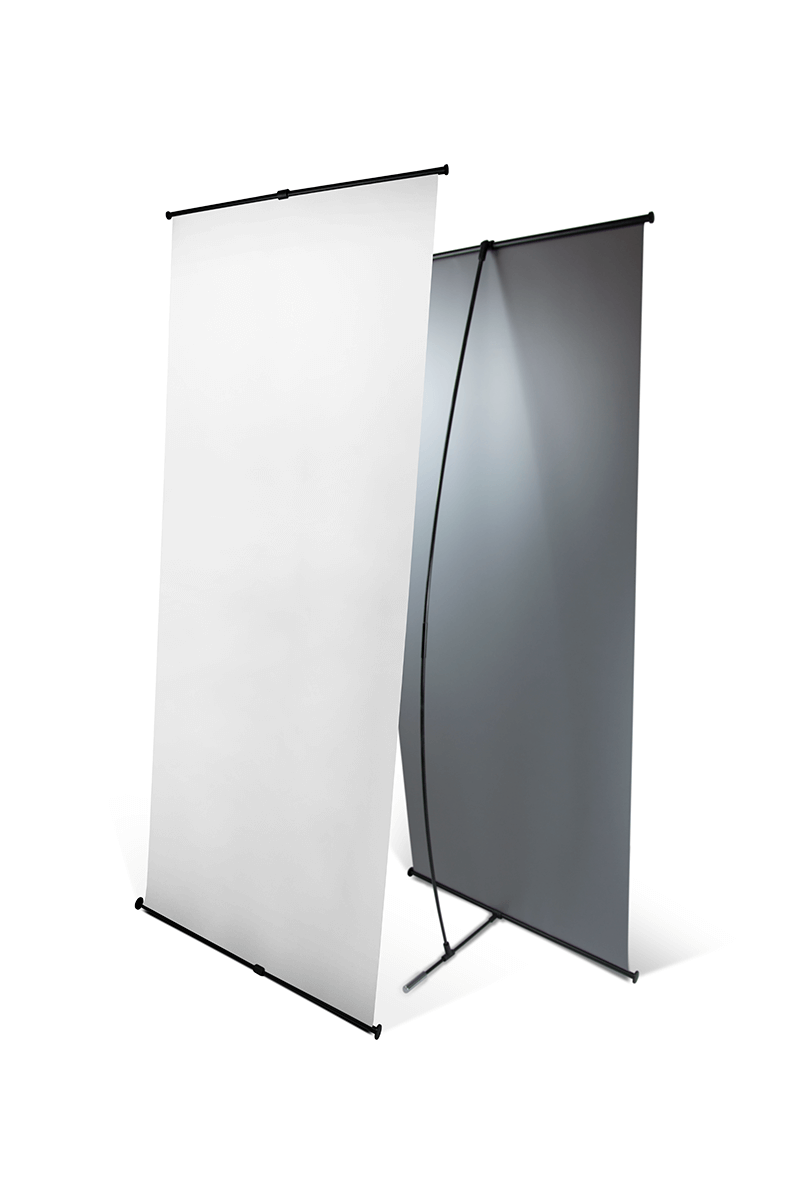 L-banner 60 x 160 cm — dettaglio 2