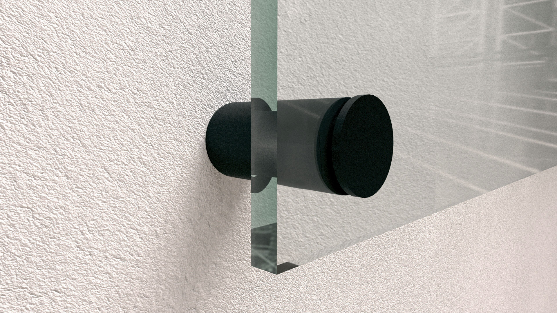 Distanziatori per targhe Dystans alu czarny 13x19 — vista prodotto
