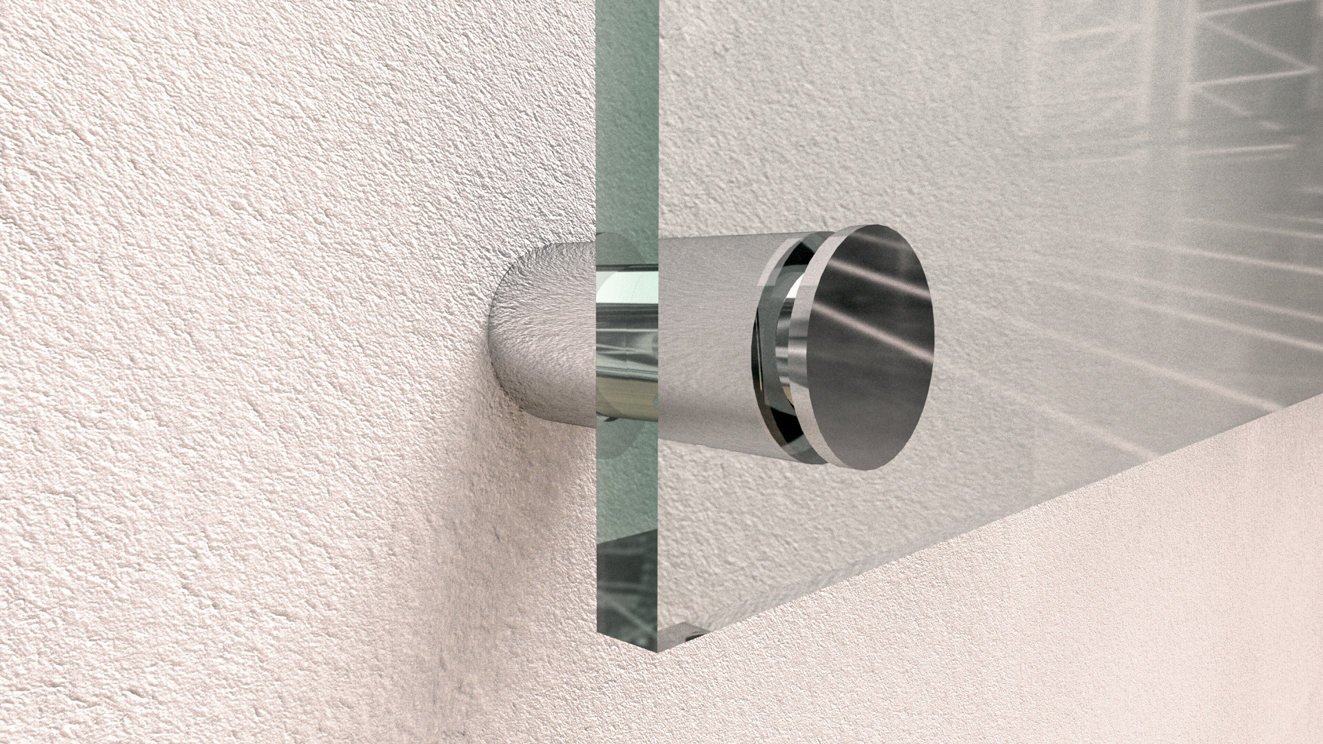 Distanziatori per targhe Dystans mosiężny chrom 13x40 — dettaglio 2