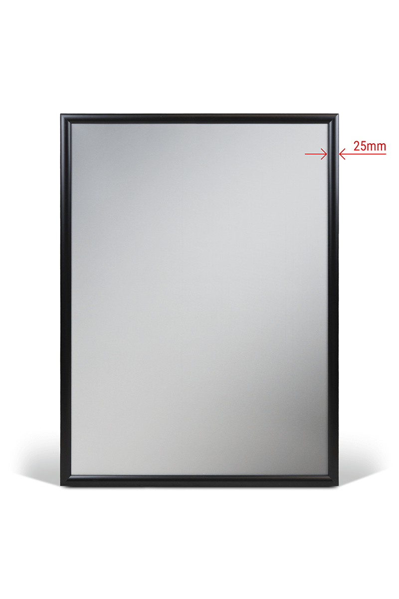 Cornice Snap 25 mm nera SNAP-FRAME-25MM-BLACK-A3 — dettaglio 2