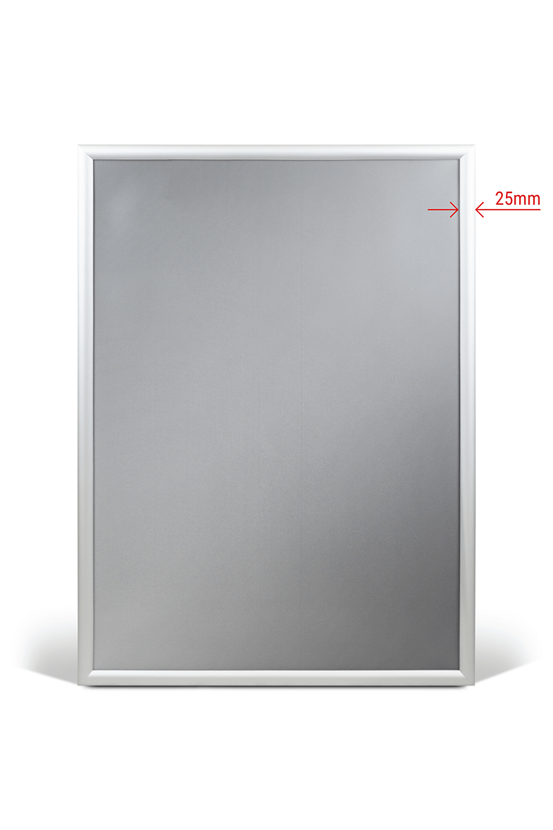 Cornice Snap 25 mm argento SNAP-FRAME-25MM-SILVER-B1 — vista prodotto