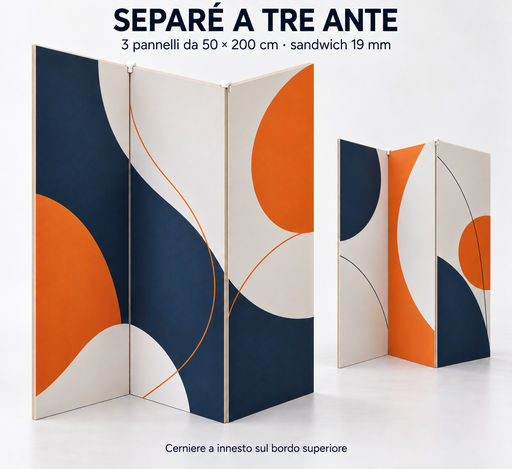 3 ante da 50 × 200 cm