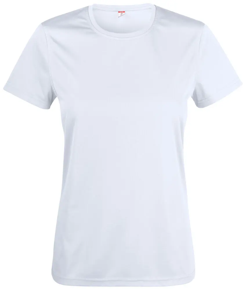 T-SHIRT TECNICA DONNA (BIANCO (00), XS, LATO CUORE)